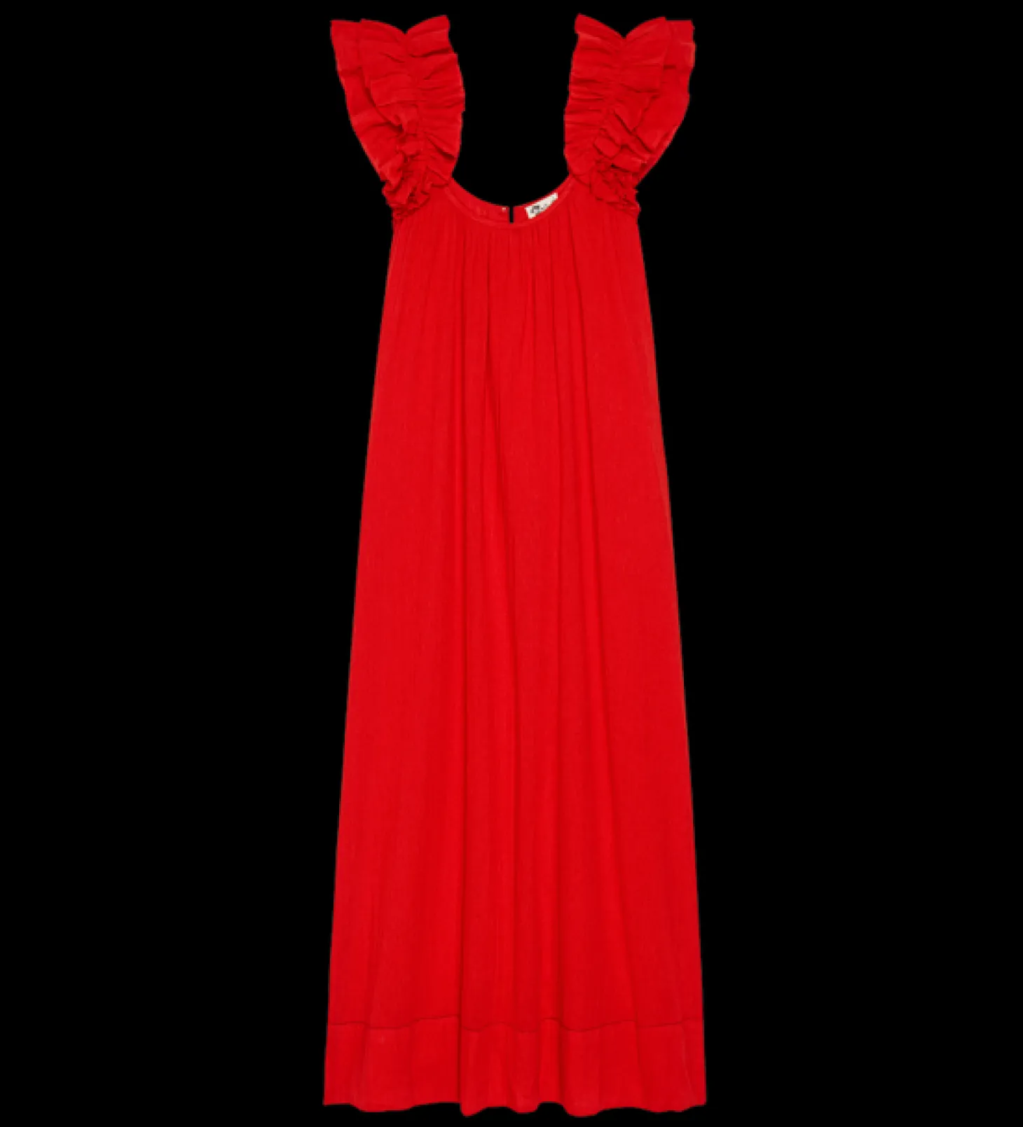 The Ruffle Cover Up ~ Hot Red