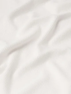 The Satin Trim Tank ~ Alabaster