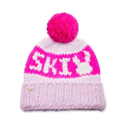 The Sky Bunny Beanie ~ Neon Blush