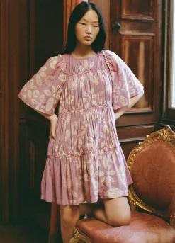 Thea Mini Dress ~ Lilac