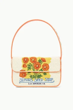 Tommy Beaded Bag ~ California Poppy
