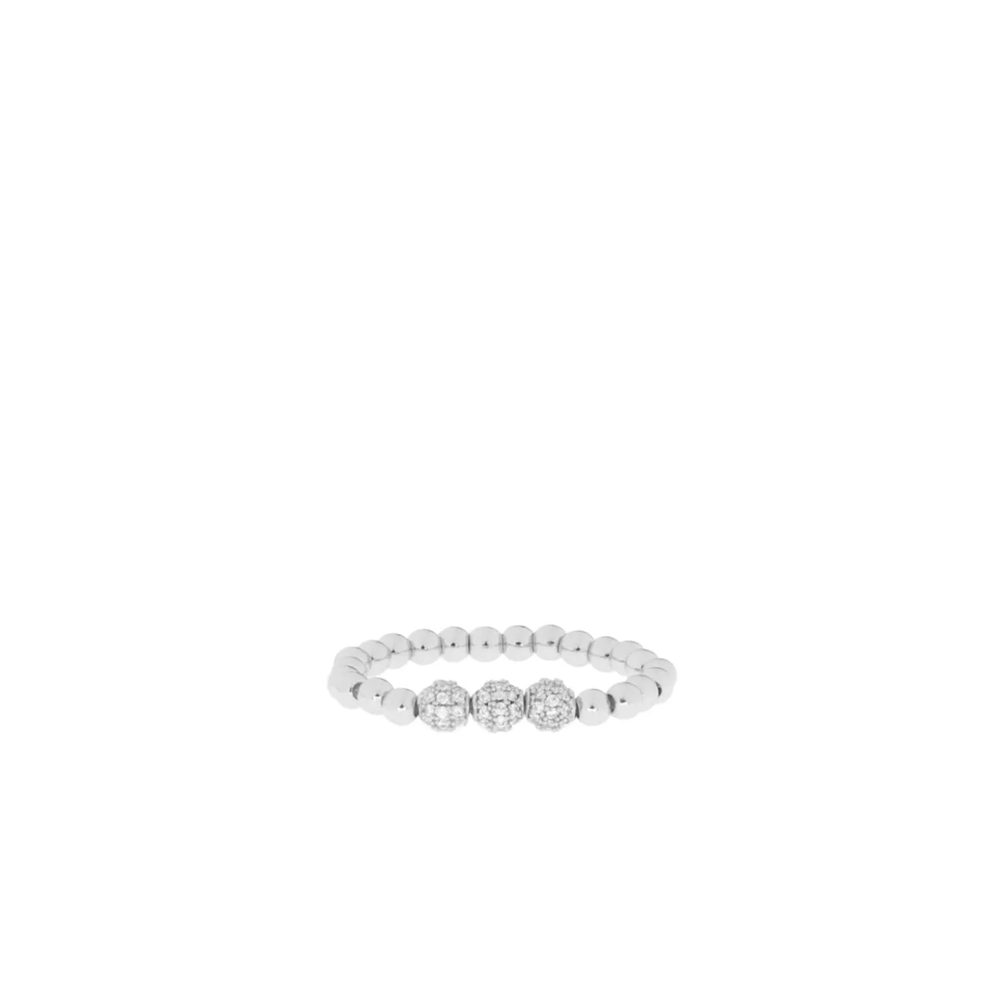 Triple Pave Stretch Ring