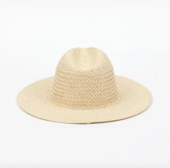 Vented Luxe Packable Hat ~ Natural