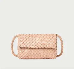 Vinnie Desert Sand Woven Crossbody