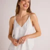 V-Neck Cami~ Metallic Opal