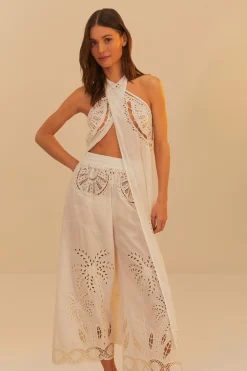 White Coconut Richelieu Pants