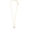 White Puffy Heart Necklace