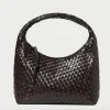 Willow Woven Leather Hobo ~ Chocolate