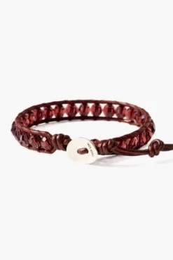 Wrap Bracelet- Burgundy